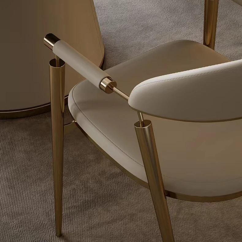 Italian style luxury leather art dining chair modern minimalist home design stool simple tea chair
Italian style luxury leather art dining chair modern minimalist home design stool simple tea chair