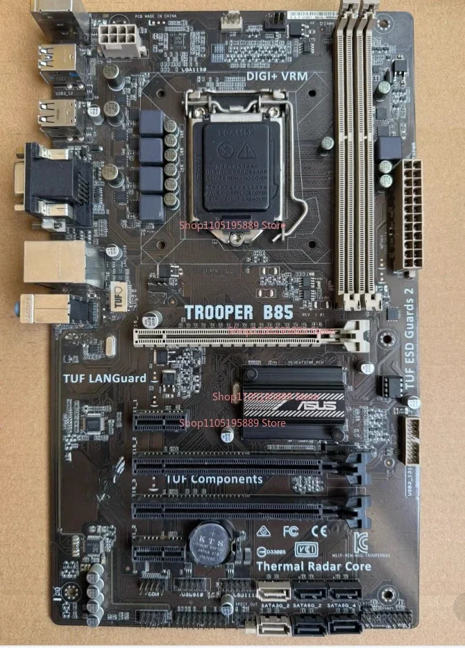 Материнская плата Asus B85 LGA1150 с поддержкой процессоров Intel четвертого поколения, DDR3
Материнская плата Asus B85 LGA1150 с поддержкой процессоров Intel четвертого поколения, DDR3