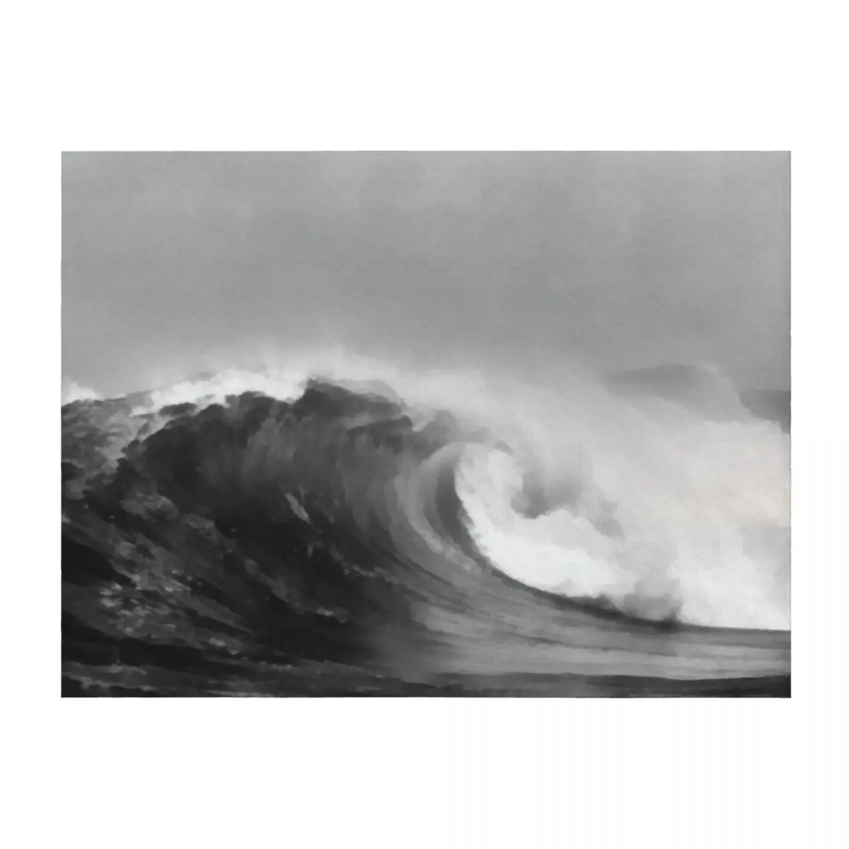 Black and White Acrylic Painting of Wave and Sky Throw Blanket funny gift For Baby Kid'S Fashion Sofas Blankets
Black and White Acrylic Painting of Wave and Sky Throw Blanket funny gift For Baby Kid'S Fashion Sofas Blankets
