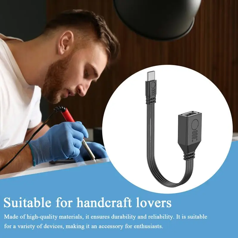 For Otg USB Cables Type C Fast Charger Cord 12 Inches USB 2.0 Charger Cord Fast Charging 480Mbps Speed For Mobile Phones Tablets
For Otg USB Cables Type C Fast Charger Cord 12 Inches USB 2.0 Charger Cord Fast Charging 480Mbps Speed For Mobile Phones Tablets