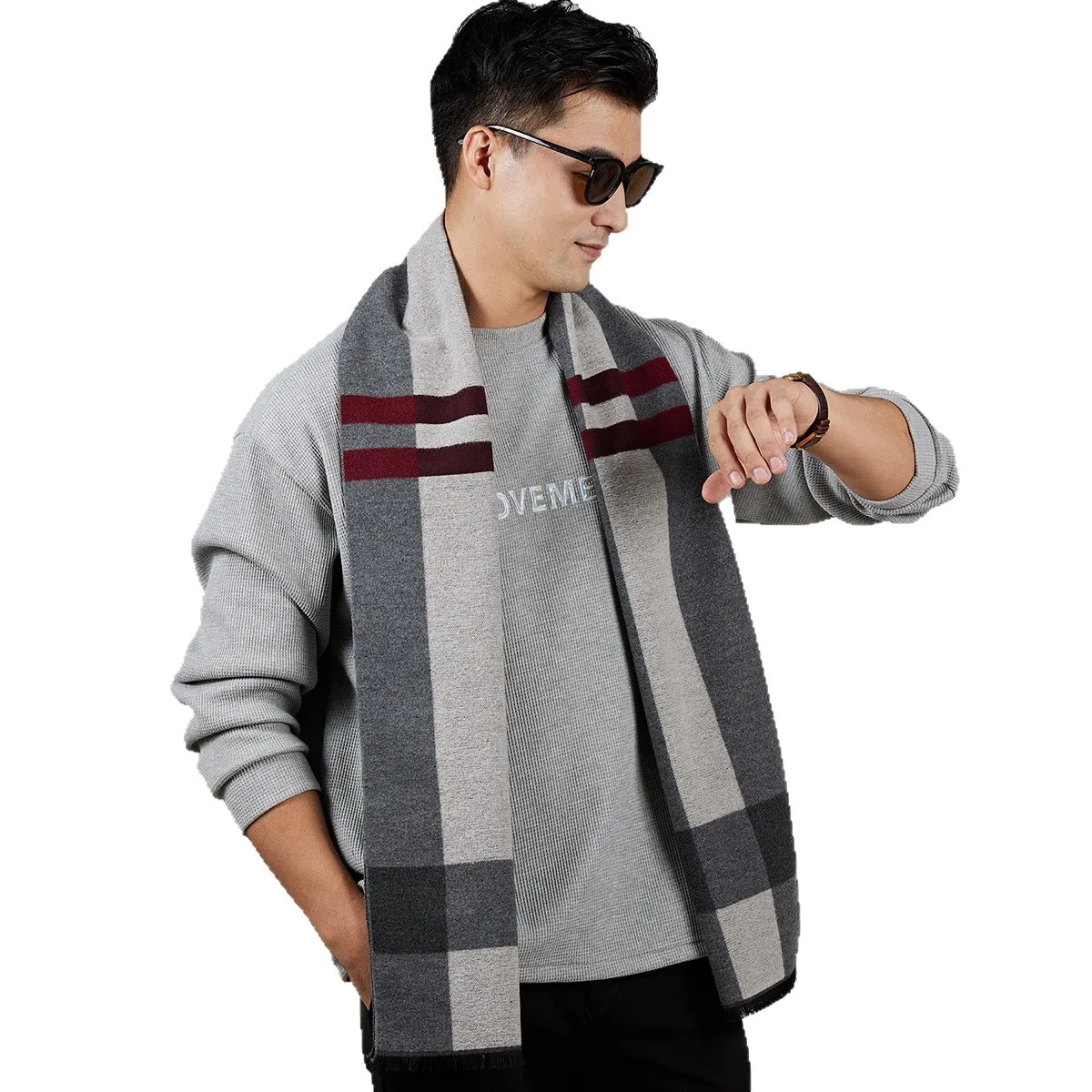 Luxury Men Scarf Winter Warm Neck Scarf For Men Scarves Casual Plaid Male Long Shawl Fashion Outdoor Shawls Man Muffler Gift
Luxury Men Scarf Winter Warm Neck Scarf For Men Scarves Casual Plaid Male Long Shawl Fashion Outdoor Shawls Man Muffler Gift