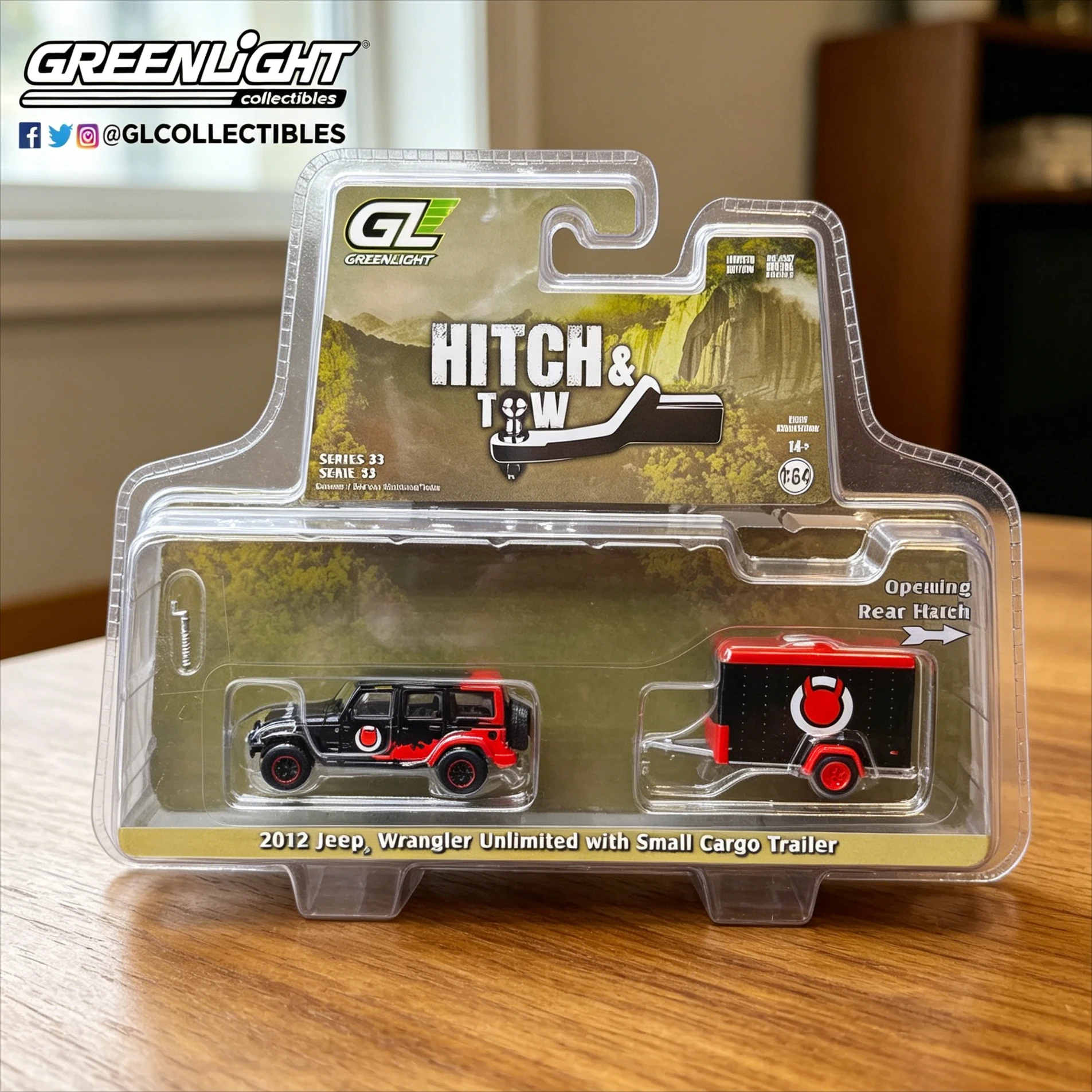 GreenLight 1:64 Hanging Trailer 33-2012 Jeep Wrangler Unlimited Small Trailer Diablosport Diecast Alloy Car Model Collectible
GreenLight 1:64 Hanging Trailer 33-2012 Jeep Wrangler Unlimited Small Trailer Diablosport Diecast Alloy Car Model Collectible