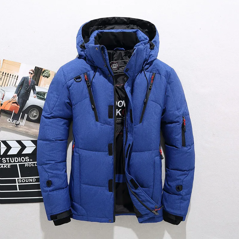 High Quality Winter Men Down Jackets Thick Warm Winter Jacket Hooded Duck Down Coat Men Casual Down Parkas With Many Pockets
High Quality Winter Men Down Jackets Thick Warm Winter Jacket Hooded Duck Down Coat Men Casual Down Parkas With Many Pockets