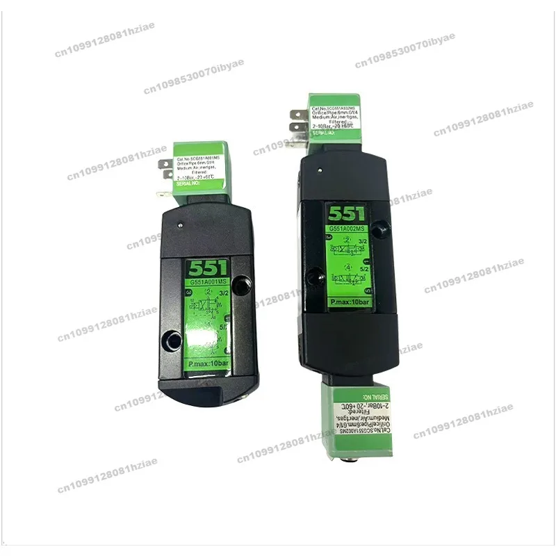 Two-position Five-way Plate Single Electronically Controlled Solenoid Valve SCG551A001MS and A002MS
Two-position Five-way Plate Single Electronically Controlled Solenoid Valve SCG551A001MS and A002MS