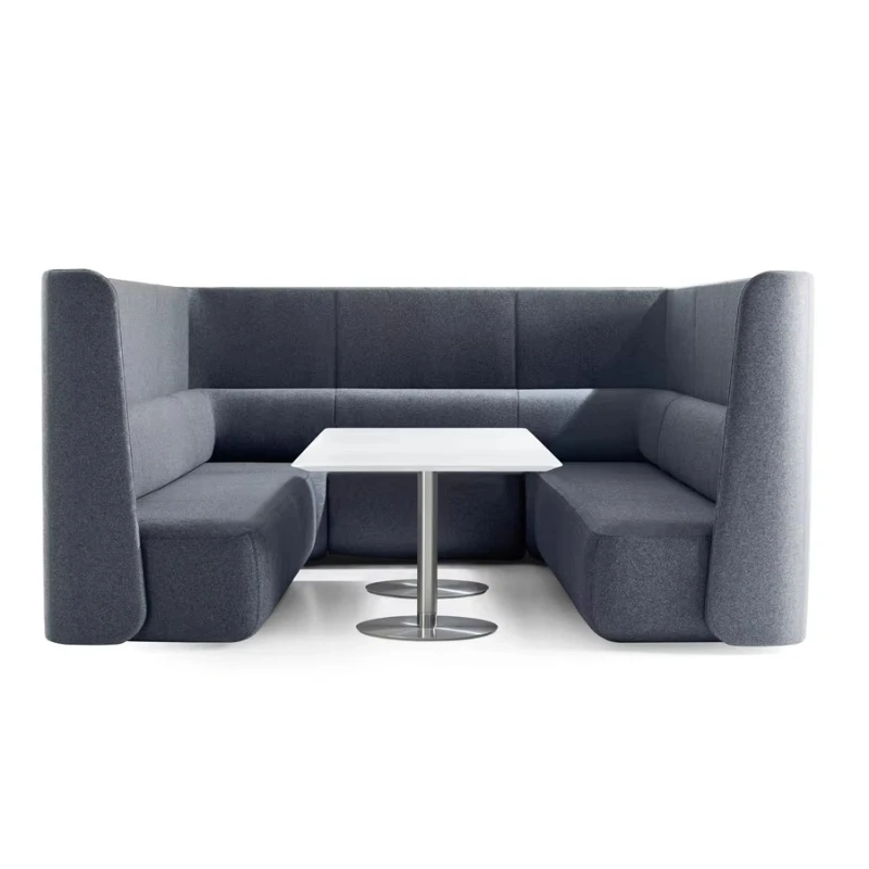 Modern Fabric Corner Sofa Office Pod/European Beauty Design Office Booth
Modern Fabric Corner Sofa Office Pod/European Beauty Design Office Booth