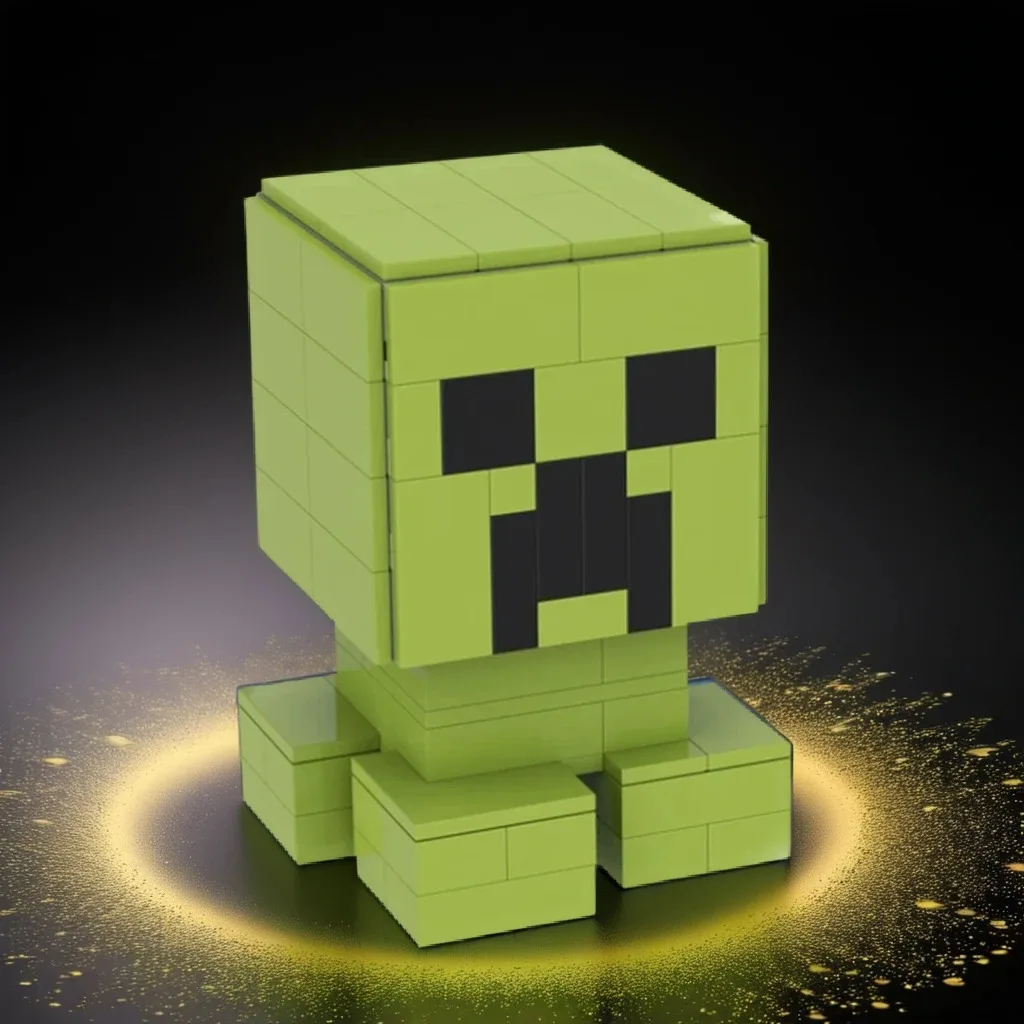 164pcs MOC Creeperes Cute Pixel Model Poseable Minecraftes Inspired DIY Model Building Blocks Birthday Toys Gift for Gamers 
164pcs MOC Creeperes Cute Pixel Model Poseable Minecraftes Inspired DIY Model Building Blocks Birthday Toys Gift for Gamers