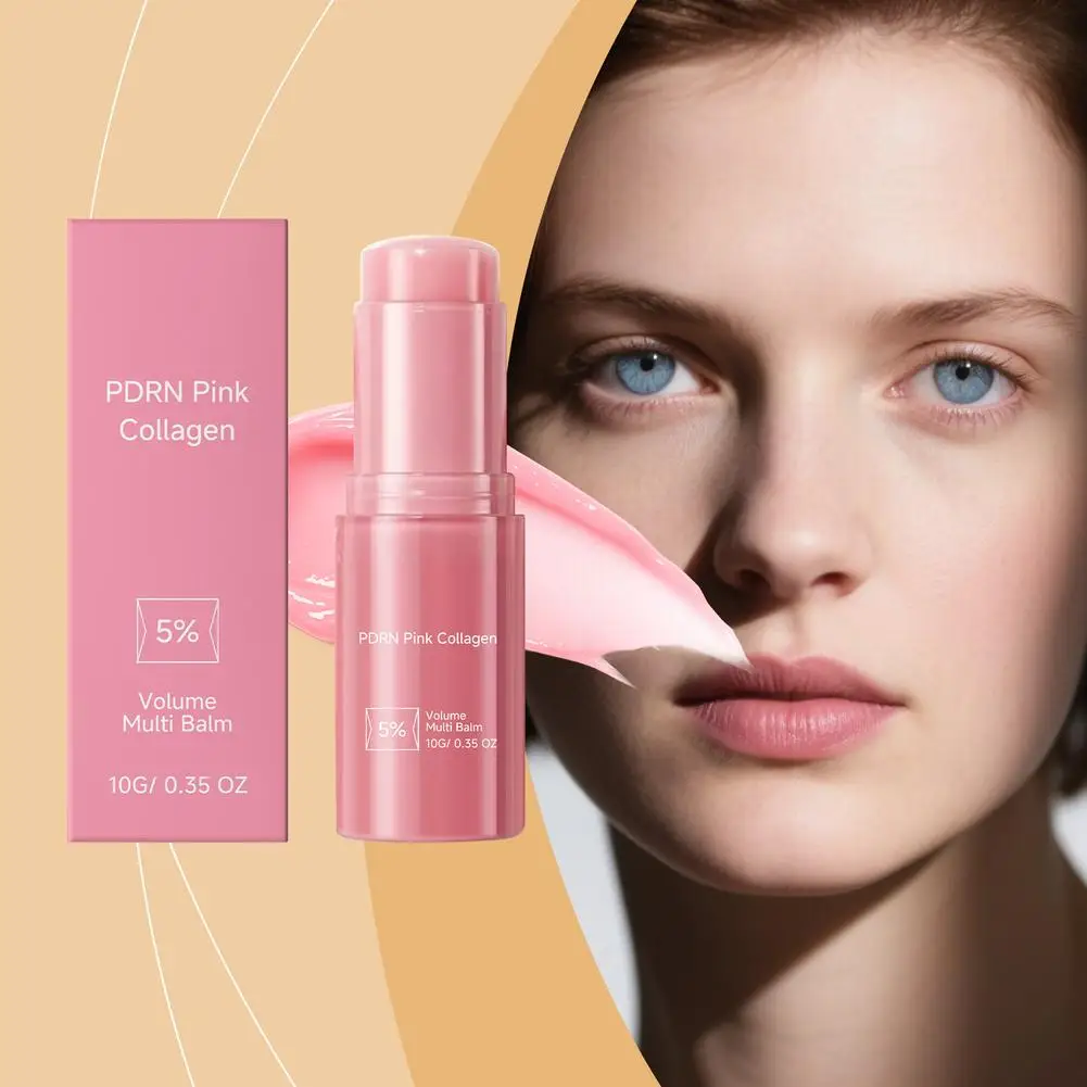 10g PDRN Pink Collagen 5% Volume Multi Balm Korean Plumping Moisturizer Soften Smooth Hydrating Lip Blam Stick For Lip Cheek Eye
10g PDRN Pink Collagen 5% Volume Multi Balm Korean Plumping Moisturizer Soften Smooth Hydrating Lip Blam Stick For Lip Cheek Eye