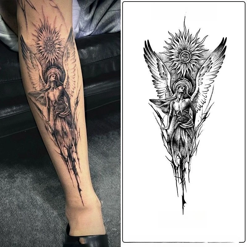 Травяной падающий ангел, временные татуировки для мужчин и женщин, рука, панк, художественная татуировка, наклейка, прочная водонепроницаемая солнцезащитная поддельная татуировка, шрам
Травяной падающий ангел, временные татуировки для мужчин и женщин, рука, панк, художественная татуировка, наклейка, прочная водонепроницаемая солнцезащитная поддельная татуировка, шрам