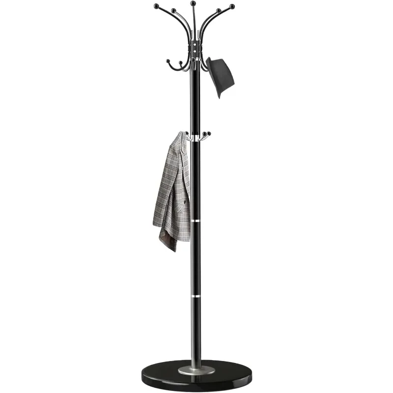 Metal Freestanding Coat Rack with 14 Hooks, Coat Rack Stand for Hanging Scarf, Bag, Jacket, Coat Tree Hanger Holder Stand
Metal Freestanding Coat Rack with 14 Hooks, Coat Rack Stand for Hanging Scarf, Bag, Jacket, Coat Tree Hanger Holder Stand