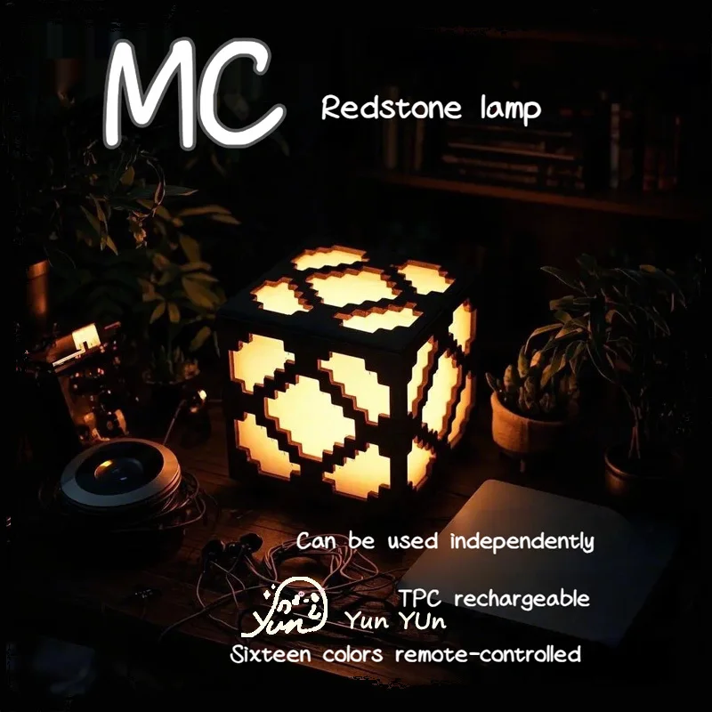 Mc Fluorite Lamp Game Peripheral Same Style Ore Lamp Redstone Night Light Luminous Model Home Atmosphere Small Ornament
Mc Fluorite Lamp Game Peripheral Same Style Ore Lamp Redstone Night Light Luminous Model Home Atmosphere Small Ornament