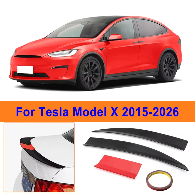 For Tesla Model X 2015-2026 3-Section ABS Rear Trunk Spoiler 115-125cm Adjustable Sports Decor Top Wing Car Exterior Parts
For Tesla Model X 2015-2026 3-Section ABS Rear Trunk Spoiler 115-125cm Adjustable Sports Decor Top Wing Car Exterior Parts