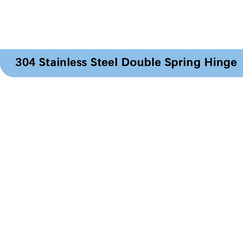 2pcs 304 Stainless Steel Spring Hinge Self-Closing Automatic Rebound for Cabinet Door Folding Flat Hinge
2pcs 304 Stainless Steel Spring Hinge Self-Closing Automatic Rebound for Cabinet Door Folding Flat Hinge