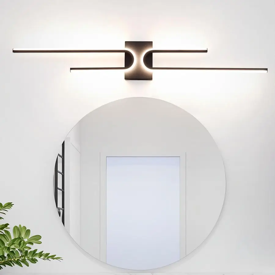 Светильник для ванной комнаты над зеркалом, черный, диммируемый, 3CCT, современный, для туалетного столика, 39 дюймов, светодиодный, настенный
Светильник для ванной комнаты над зеркалом, черный, диммируемый, 3CCT, современный, для туалетного столика, 39 дюймов, светодиодный, настенный