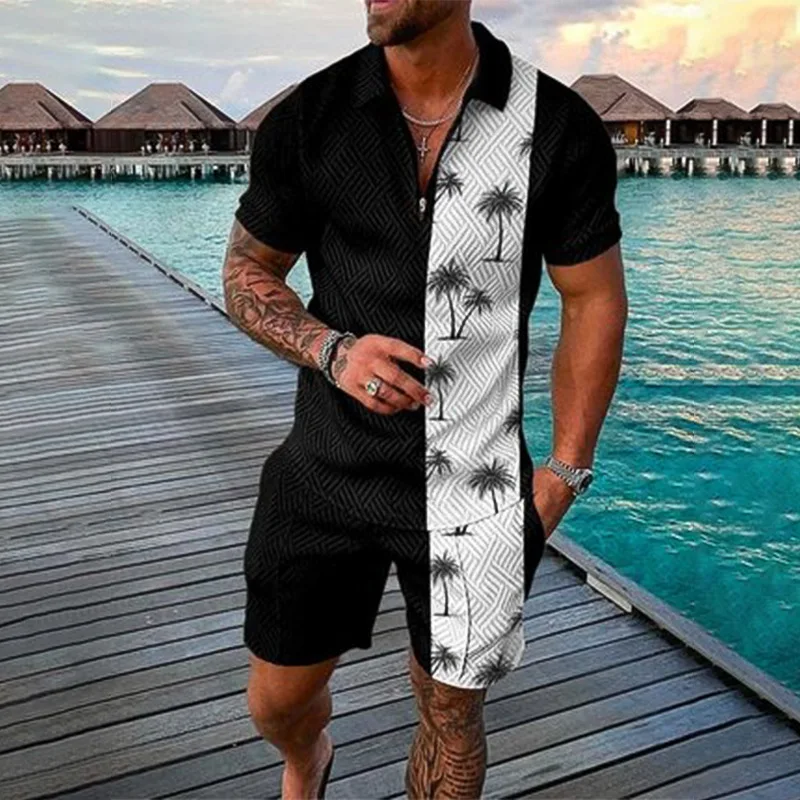 Summer Casual Suit for Men 3D Printed Zipper Short Sleeve Shirt Shorts 2-piece Set Sweatpants Hoodies Men Clothing Tracksuit 3XL
Summer Casual Suit for Men 3D Printed Zipper Short Sleeve Shirt Shorts 2-piece Set Sweatpants Hoodies Men Clothing Tracksuit 3XL