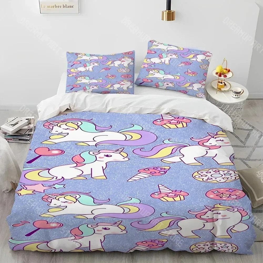 Unicorn Cute Cartoon Comforter Bedding Set,Duvet Cover Bed Set Quilt Cover Pillowcase,Queen Bedding Set for Child Boy Girl Gift
Unicorn Cute Cartoon Comforter Bedding Set,Duvet Cover Bed Set Quilt Cover Pillowcase,Queen Bedding Set for Child Boy Girl Gift
