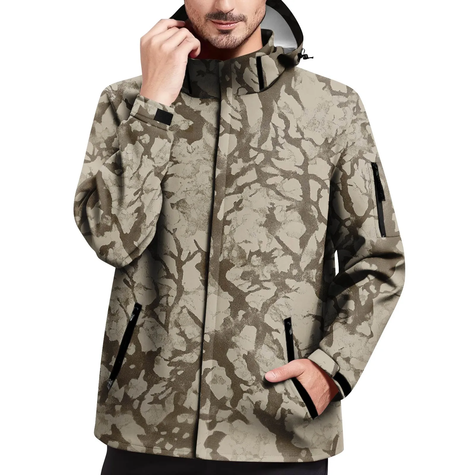 Men's Outdoor Camouflage Sports Casual Spring Autumn Jacket Comfortable and Breathable Hooded Cool Windproof Jacket 2025 
Men's Outdoor Camouflage Sports Casual Spring Autumn Jacket Comfortable and Breathable Hooded Cool Windproof Jacket 2025