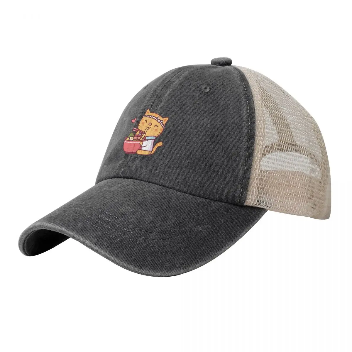 Cute Tabby Cat Chef Eating Ramen Noodles Cowboy Mesh Baseball Cap Golf sun hat For Girls Men's
Cute Tabby Cat Chef Eating Ramen Noodles Cowboy Mesh Baseball Cap Golf sun hat For Girls Men's