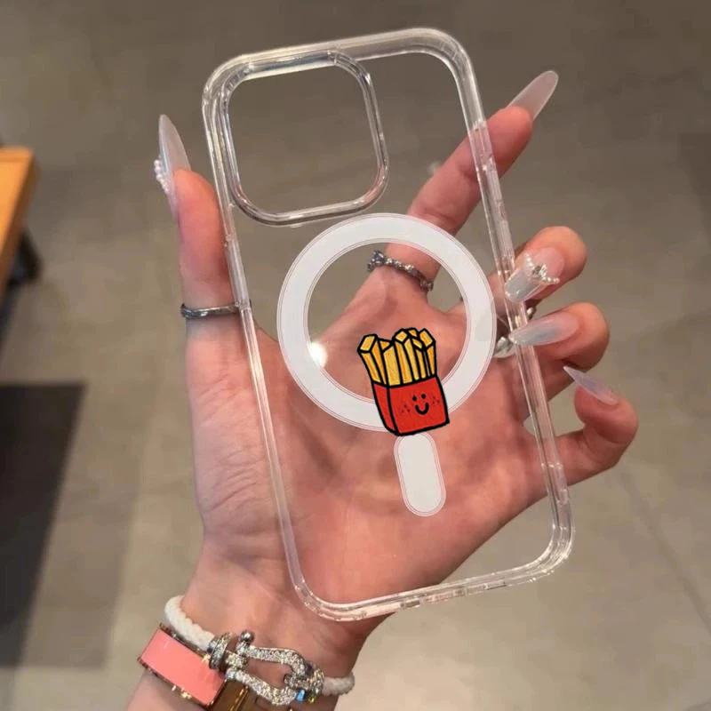 Smiling French Fries Transparent Clear Soft Magnetic Phone Case For iPhone 17 Air 14 15 16 17 Plus Pro 11 12 13 17 Pro Max Funda
Smiling French Fries Transparent Clear Soft Magnetic Phone Case For iPhone 17 Air 14 15 16 17 Plus Pro 11 12 13 17 Pro Max Funda