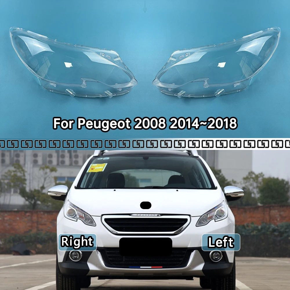 For Peugeot 2008 2014~2018 Headlight Plastic Cover Transparent Shade Lens Lampshade Shell Headlamp Housing Plexiglass
For Peugeot 2008 2014~2018 Headlight Plastic Cover Transparent Shade Lens Lampshade Shell Headlamp Housing Plexiglass