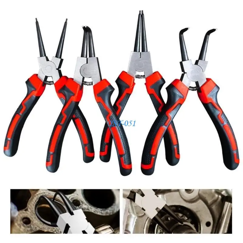 E15A 7Inch Ringed Pliers With Ergonomic Designing Durability For Mechanics And Home Improvement Applications 
E15A 7Inch Ringed Pliers With Ergonomic Designing Durability For Mechanics And Home Improvement Applications