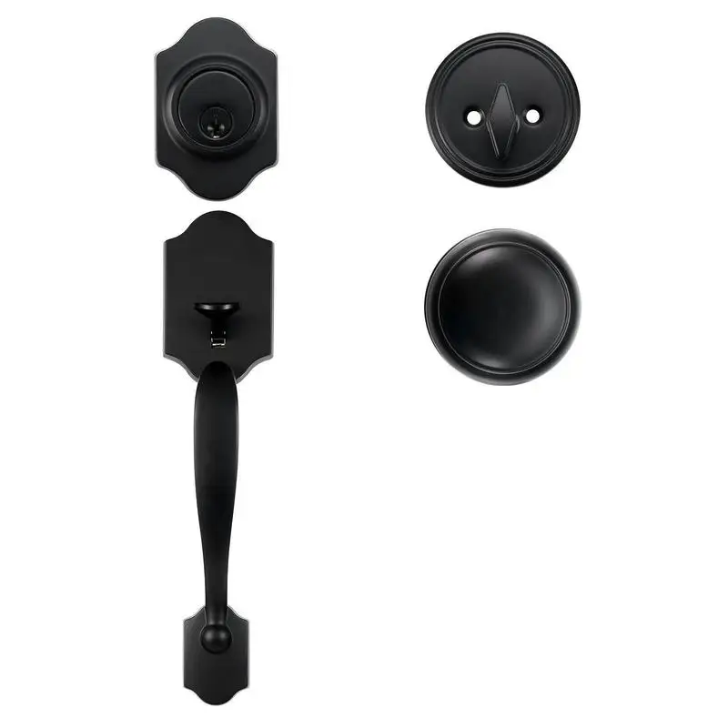 Matte Black Entryway Door Hardware Kit Adjustable Size For Home Office Apartment Modern Exterior Lockset Heavy Duty Zinc Alloy Single Cylinder Security System Reversible Design Left Right Hand Universal Fit Luxury Door Decorative Handle Set
Matte Black Entryway Door Hardware Kit Adjustable Size For Home Office Apartment Modern Exterior Lockset Heavy Duty Zinc Alloy Single Cylinder Security System Reversible Design Left Right Hand Universal Fit Luxury Door Decorative Handle Set