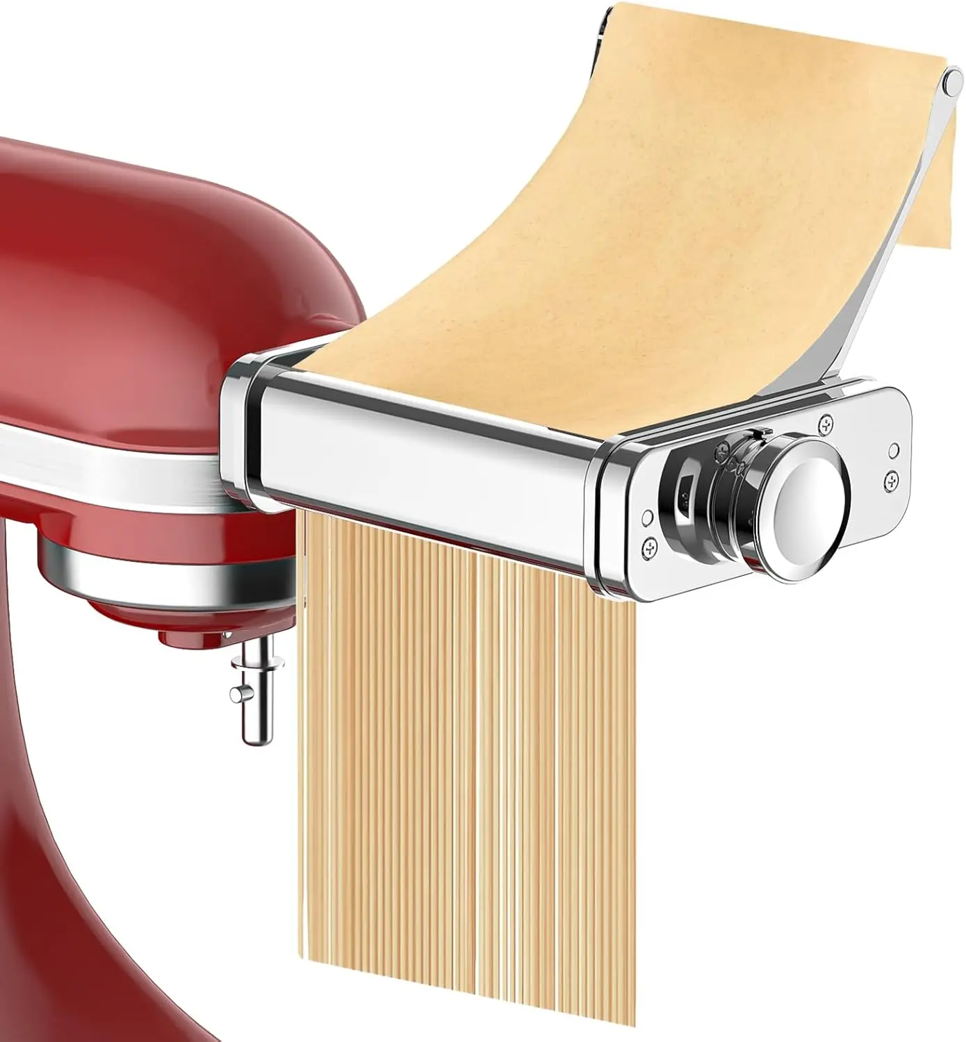 3-in-1 Stainless Steel Pasta Maker Attachment with Roller, Spaghetti & Fettuccine Cutters for Homemade Noodles
3-in-1 Stainless Steel Pasta Maker Attachment with Roller, Spaghetti & Fettuccine Cutters for Homemade Noodles