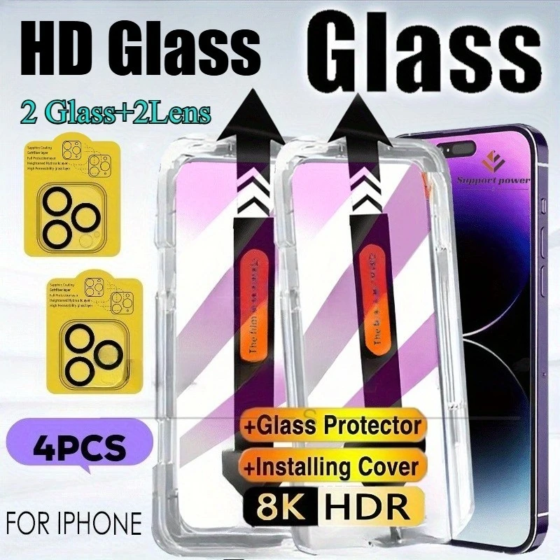 4in1 Protection See-Through Film Suitable for IPhone 16 ProMax 16 Pro 16 Plus High-Definition Glass and Camera Lens Film
4in1 Protection See-Through Film Suitable for IPhone 16 ProMax 16 Pro 16 Plus High-Definition Glass and Camera Lens Film