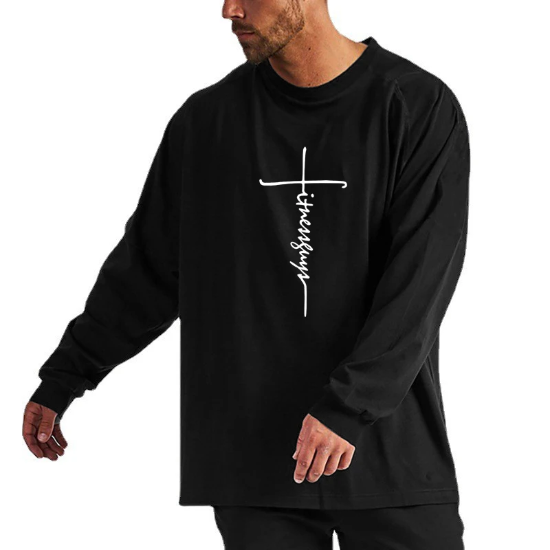 Oversized Long Sleeves T-shirt Men Cotton Loose Sports Hip Hop Street Fashion Unisex Clothing Gym Fitness Bodybuilding Tee shirt
Oversized Long Sleeves T-shirt Men Cotton Loose Sports Hip Hop Street Fashion Unisex Clothing Gym Fitness Bodybuilding Tee shirt