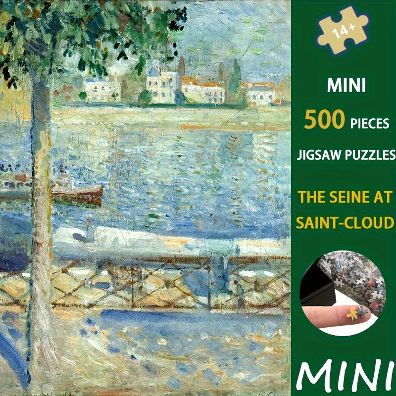 Edvard Munch "The Seine at Saint-Cloud" 500-Piece Premium Mini Art Puzzle - 15x10 Inch Paper Jigsaw for Adults
Edvard Munch "The Seine at Saint-Cloud" 500-Piece Premium Mini Art Puzzle - 15x10 Inch Paper Jigsaw for Adults
