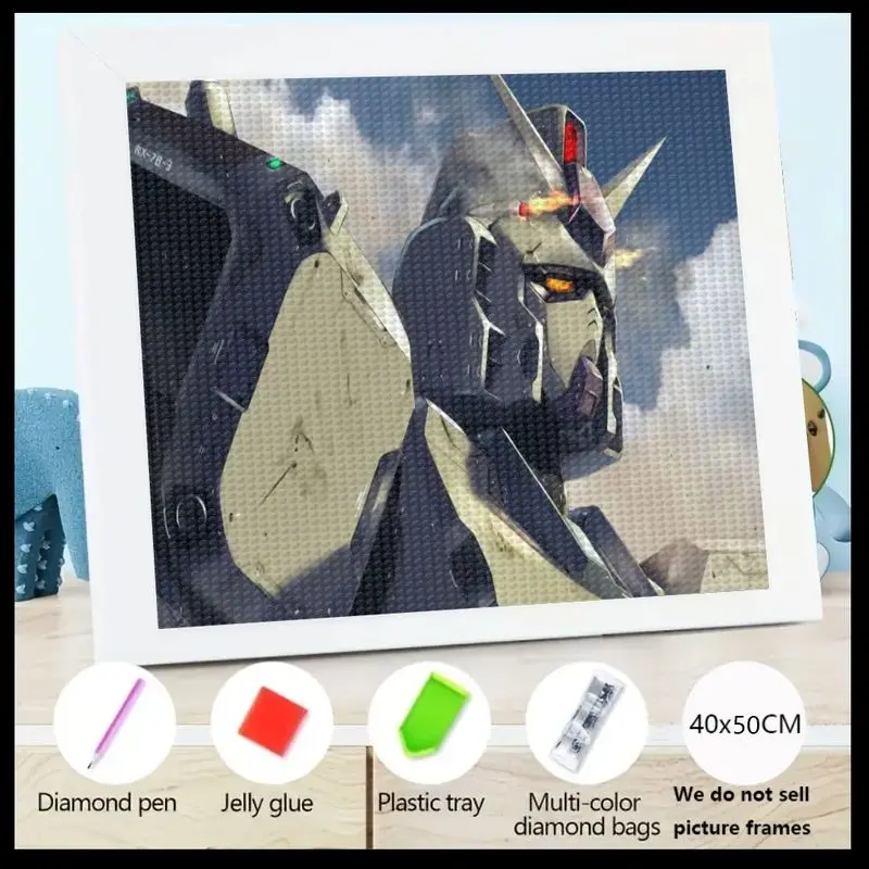 1 шт. 5D DIY Gundam Mobile Suit Robot Diamond Painting Kit, Full Drill Anime Mecha Crystal Diamond Art Set для взрослых и подростков, Sci
1 шт. 5D DIY Gundam Mobile Suit Robot Diamond Painting Kit, Full Drill Anime Mecha Crystal Diamond Art Set для взрослых и подростков, Sci
