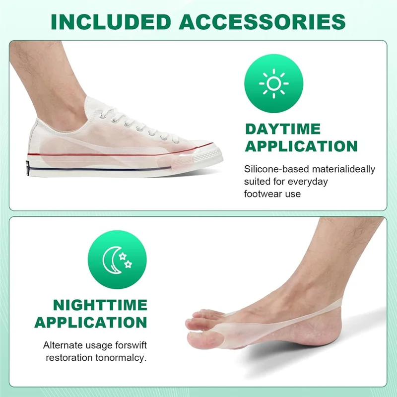 A55X-Bunion Corrector For Women Big Toe, 1PCS Bunion Corrector, Adjustable With Non-Slip Big Toe Separator
A55X-Bunion Corrector For Women Big Toe, 1PCS Bunion Corrector, Adjustable With Non-Slip Big Toe Separator