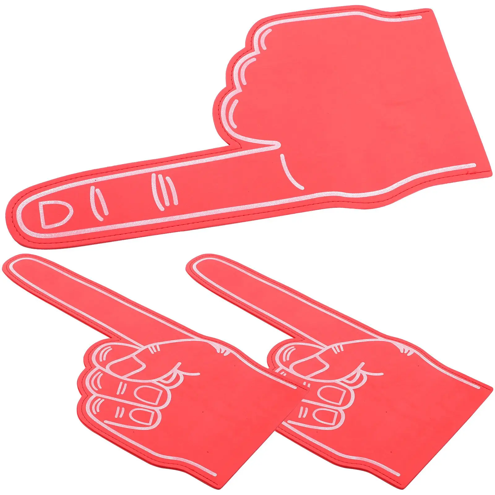 3 Pcs Fingers Soft Cheerleading Hand Cheerleading Props for Sports Parties Soccer Events Team Accessories
3 Pcs Fingers Soft Cheerleading Hand Cheerleading Props for Sports Parties Soccer Events Team Accessories