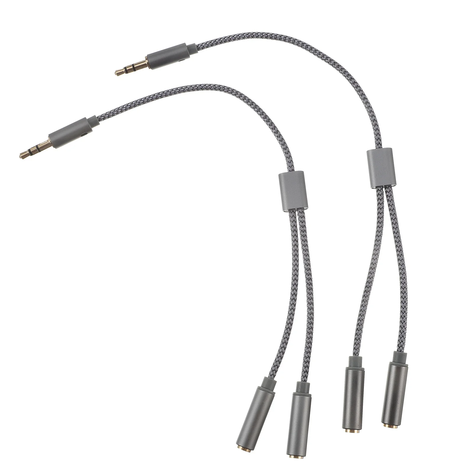 2Pcs Audio Splitter Cable 3.5mm Nylon Woven Headphone Adapter for Dual Jack Output Splitter Converter Support Stereo Sound
2Pcs Audio Splitter Cable 3.5mm Nylon Woven Headphone Adapter for Dual Jack Output Splitter Converter Support Stereo Sound