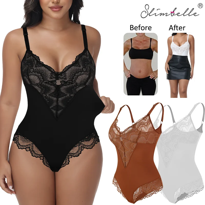 Slimbelle Women's Lace Shapewear Breathable Bodysuit Slimming Underwear Full Body Shaper Sexy Butt Lifter Tummy Control Corset
Slimbelle Women's Lace Shapewear Breathable Bodysuit Slimming Underwear Full Body Shaper Sexy Butt Lifter Tummy Control Corset