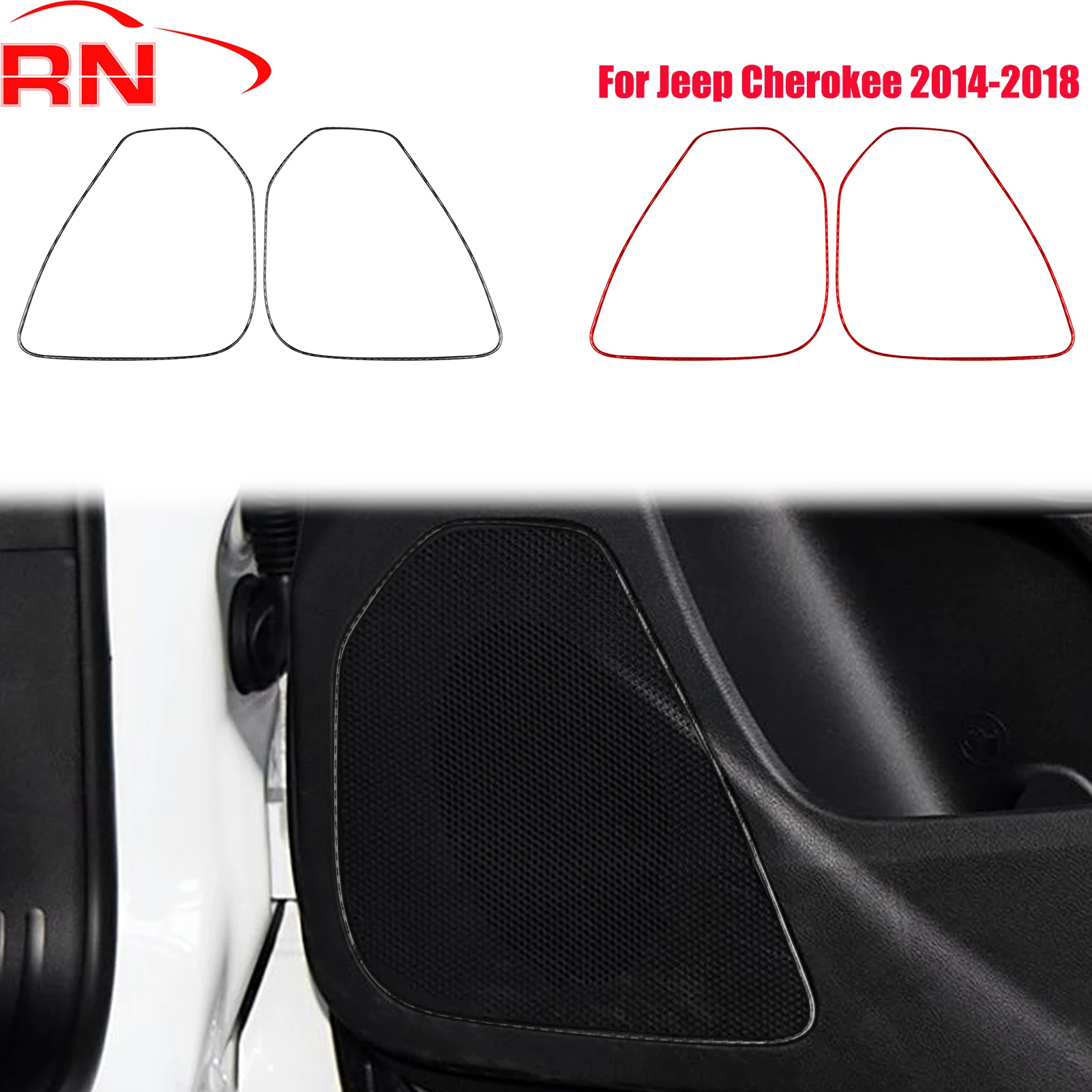 Для Jeep Cherokee 2014-2018 модифицированное углеродное волокно, передняя дверь автомобиля, рожковые рамки, аксессуары для интерьера, декоративные наклейки
Для Jeep Cherokee 2014-2018 модифицированное углеродное волокно, передняя дверь автомобиля, рожковые рамки, аксессуары для интерьера, декоративные наклейки