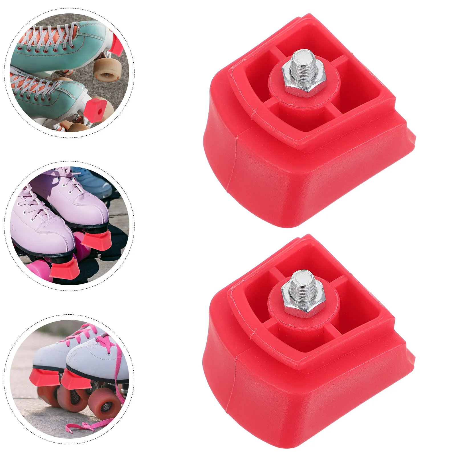 2Pcs Inline Skate Brake Pads Replacement Rubber Roller Skates Stoppers for Rear Heel Brakes Fast-Acting High-Traction Safety
2Pcs Inline Skate Brake Pads Replacement Rubber Roller Skates Stoppers for Rear Heel Brakes Fast-Acting High-Traction Safety