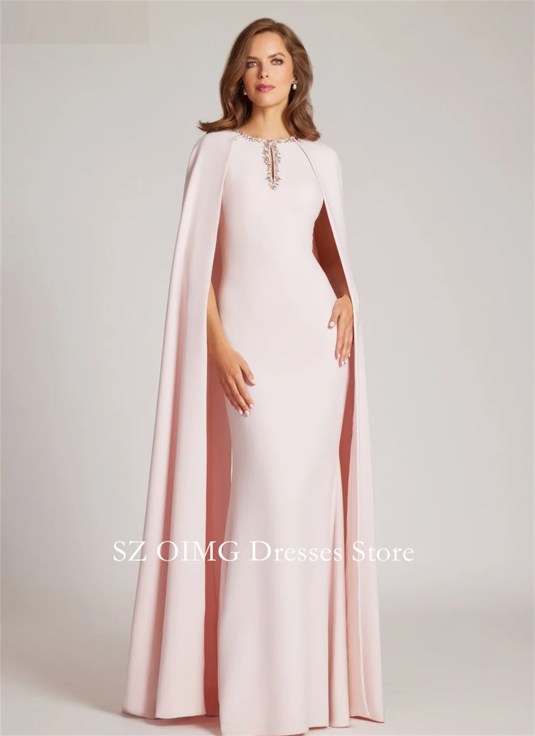 O-Neck Crystals 2024 New Summer Women's Maxi Customized Prom Dress Cape Sleeves Fashion Elegant Celebrity Vintage Party Dress
O-Neck Crystals 2024 New Summer Women's Maxi Customized Prom Dress Cape Sleeves Fashion Elegant Celebrity Vintage Party Dress