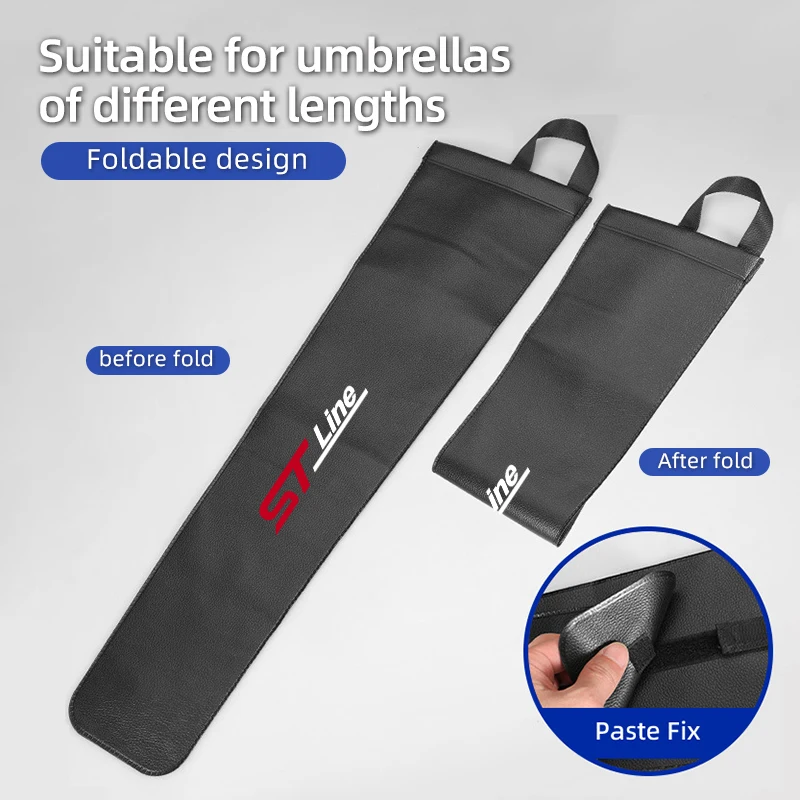 Car Umbrella Storage Bag Leather Umbrella Holder Organizer Auto Accessories For Ford Explorer Kuga Edge Mondeo Fiesta ST Fusion
Car Umbrella Storage Bag Leather Umbrella Holder Organizer Auto Accessories For Ford Explorer Kuga Edge Mondeo Fiesta ST Fusion