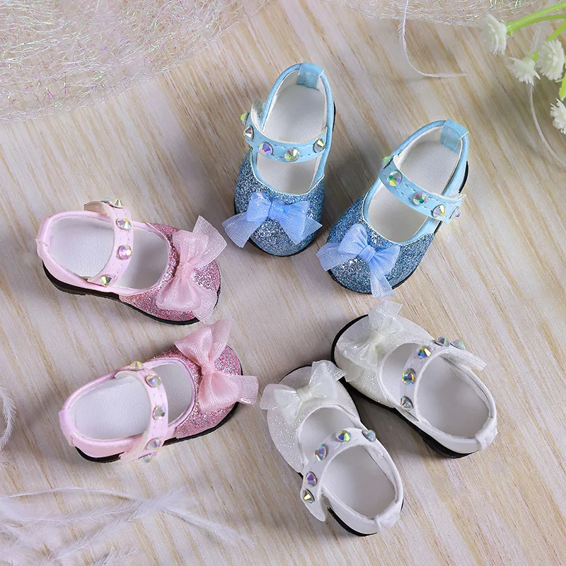 1/6 Bjd Doll Shoes Ручная работа 4,6 см * 2,3 см с блестками и бантом с круглым носком Туфли на плоской подошве для коротких ног Девушка Body BJD Doll
1/6 Bjd Doll Shoes Ручная работа 4,6 см * 2,3 см с блестками и бантом с круглым носком Туфли на плоской подошве для коротких ног Девушка Body BJD Doll
