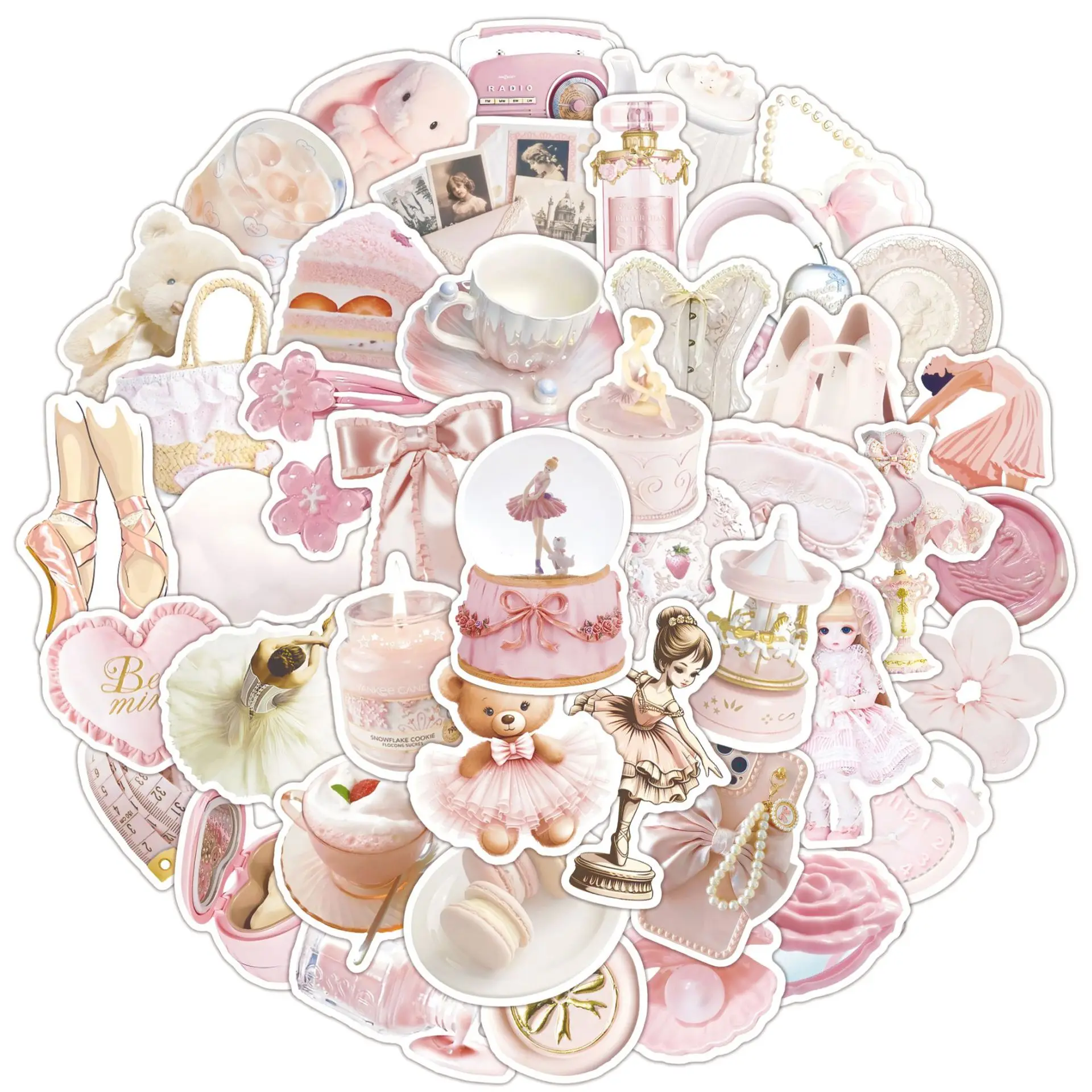 10/30/50PCS INS Style Pink Ballet Girls Stickers Cute Decals DIY Decoration For Laptop Notebook Suitcase Laptop Phone Toys Gift
10/30/50PCS INS Style Pink Ballet Girls Stickers Cute Decals DIY Decoration For Laptop Notebook Suitcase Laptop Phone Toys Gift