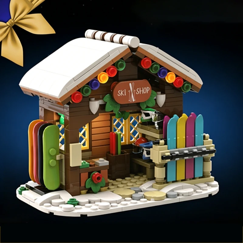 City Street View Model MOC Building Bricks Christmas Skirental Shop Modular Technology Assemble Children Toys Suit Gifts Holiday
City Street View Model MOC Building Bricks Christmas Skirental Shop Modular Technology Assemble Children Toys Suit Gifts Holiday