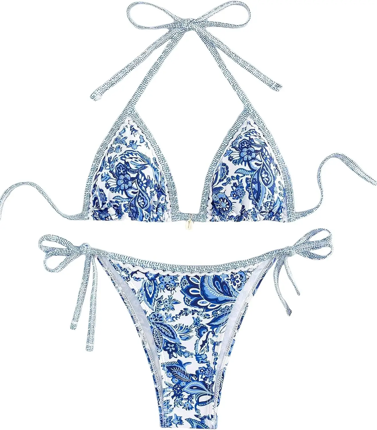 Women's Floral Printed Bathing Suit Halter Paisley Summer Swimsuit Bikinis Set
Women's Floral Printed Bathing Suit Halter Paisley Summer Swimsuit Bikinis Set