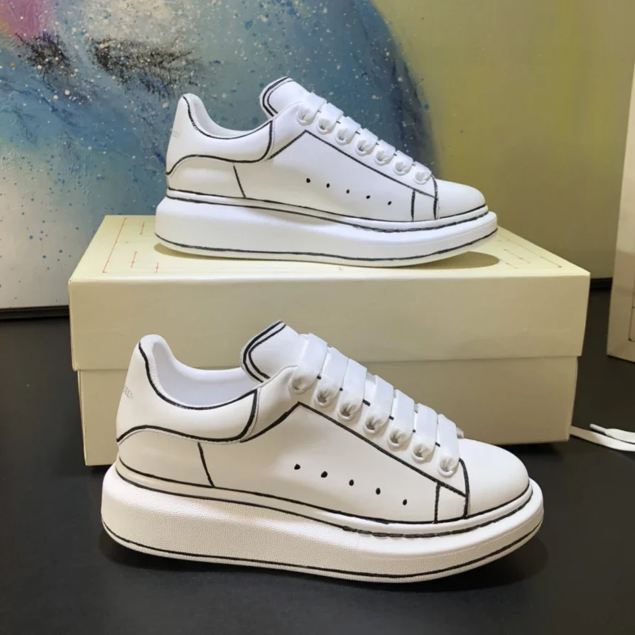 Top High Quality Womens Trendy Casual Shoes 34-46 Luxury Mens Real Leather Unisex Sneakers Designr Lovers Tide Shoes YN01447
Top High Quality Womens Trendy Casual Shoes 34-46 Luxury Mens Real Leather Unisex Sneakers Designr Lovers Tide Shoes YN01447