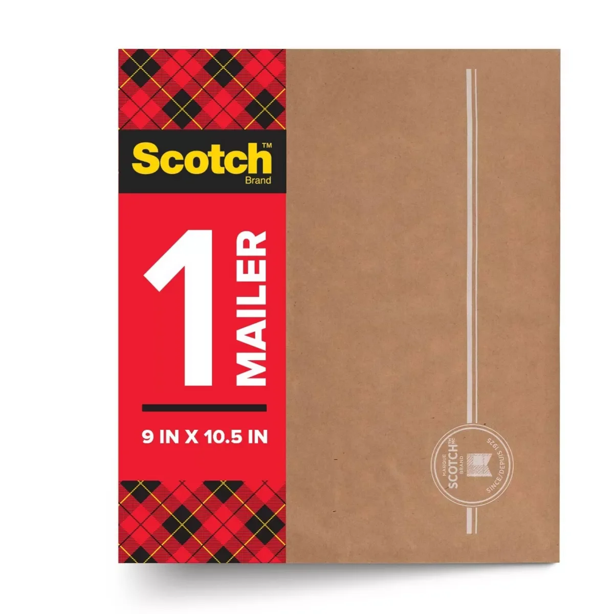 Scotch 9"x10.5" Curbside Recyclable Mailer Size 2: Padded Shipping Envelope, Self-Adhesive, Tan
Scotch 9"x10.5" Curbside Recyclable Mailer Size 2: Padded Shipping Envelope, Self-Adhesive, Tan