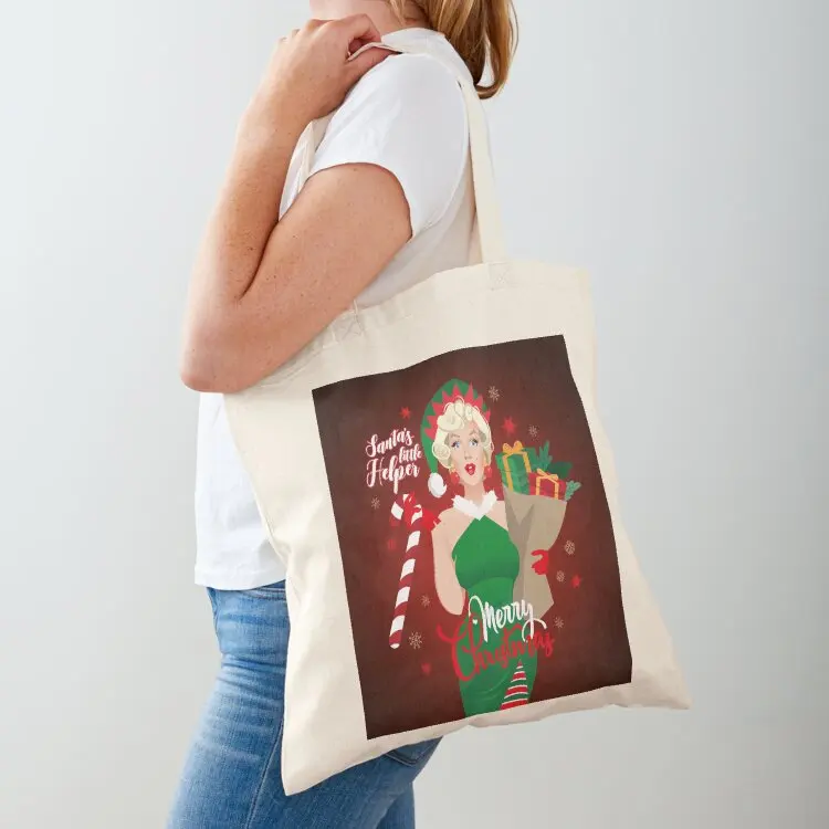 Santa's little helper Tote Bag shopping bags foldable Women's bags female bag Gift bag
Santa's little helper Tote Bag shopping bags foldable Women's bags female bag Gift bag