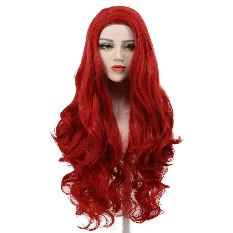 Women's Long Wave Red Hair Halloween Cosplay Wig Anime Costume Party Wig For Women Cosplay Aquaman Mera Costume Party
Women's Long Wave Red Hair Halloween Cosplay Wig Anime Costume Party Wig For Women Cosplay Aquaman Mera Costume Party