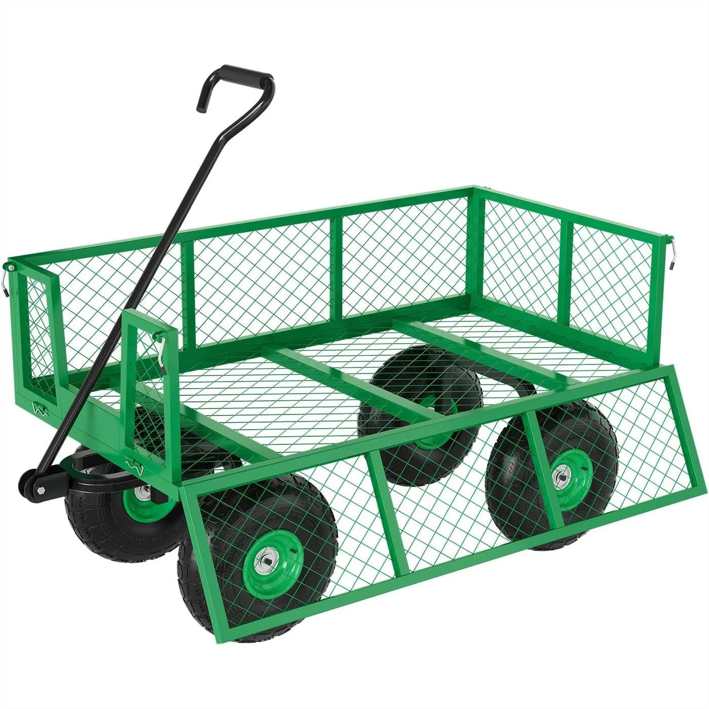 Heavy Duty Steel Garden Cart 500 LBS Capacity 3 in 1 Pullable Wagon with 10 in Wheels for Gardening Soil Tools Plant Transport
Heavy Duty Steel Garden Cart 500 LBS Capacity 3 in 1 Pullable Wagon with 10 in Wheels for Gardening Soil Tools Plant Transport