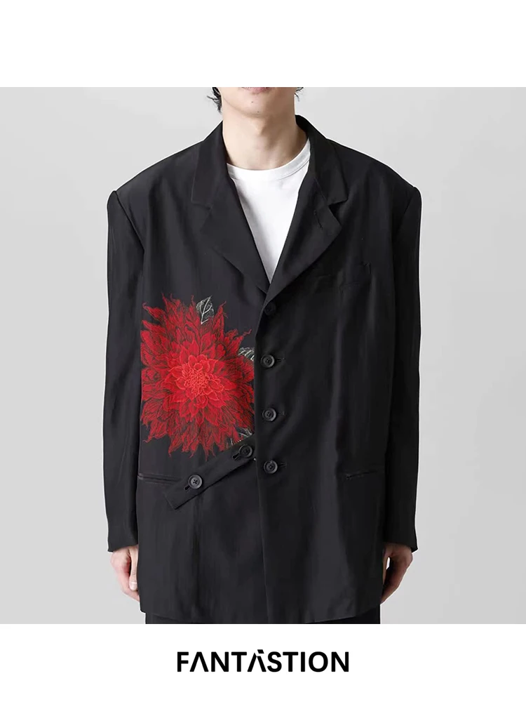 FANTASTION Original Design Red flower print Blazer suit jackets Unisex casual Blazers
FANTASTION Original Design Red flower print Blazer suit jackets Unisex casual Blazers
