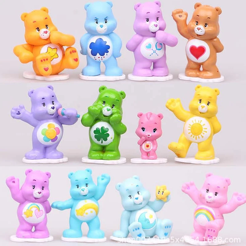 12pcs/set Rainbow Bear PVC Action Figures Cute Care Bears Anime Model Doll Cake Decorations Ornaments Kids Gifts
12pcs/set Rainbow Bear PVC Action Figures Cute Care Bears Anime Model Doll Cake Decorations Ornaments Kids Gifts