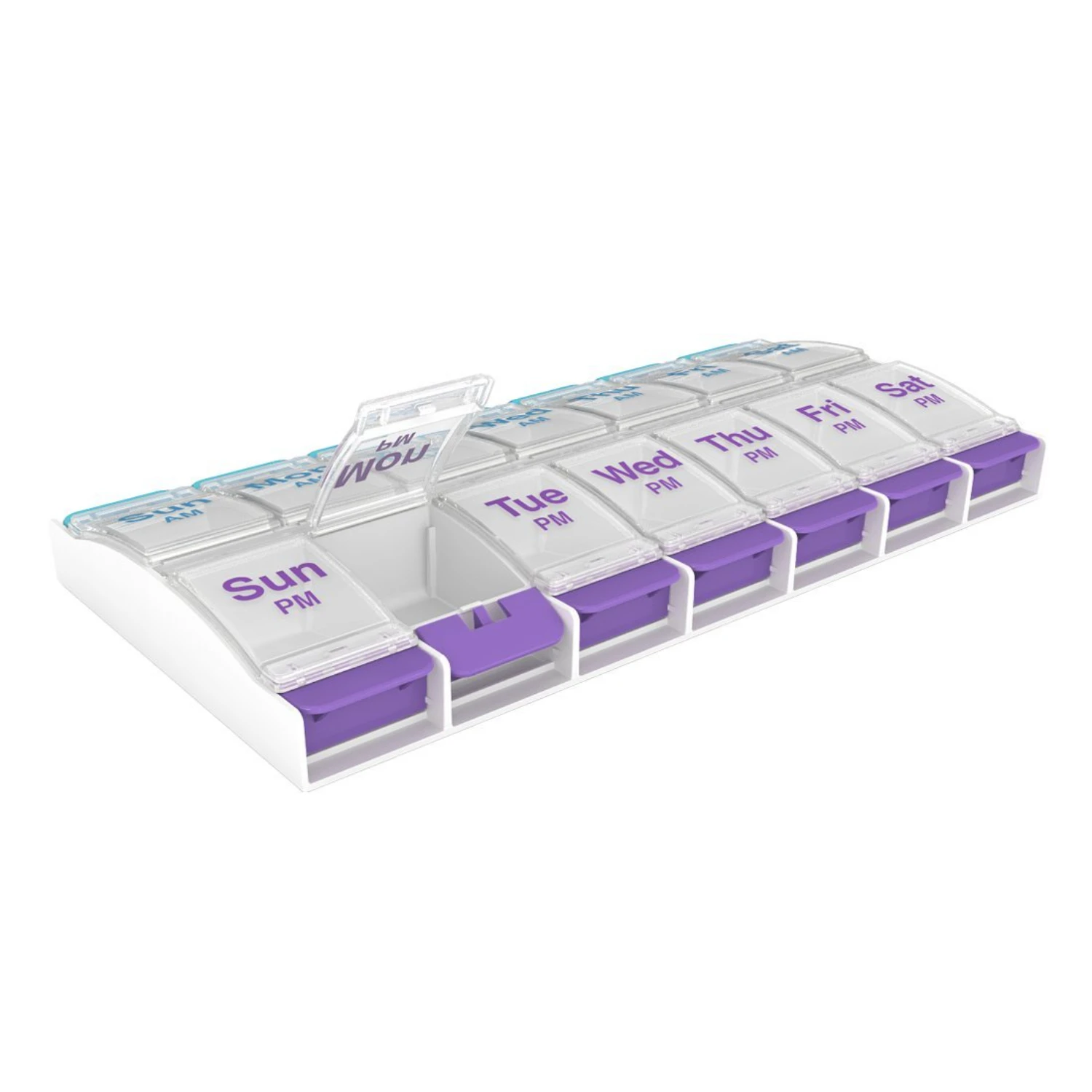 BDUN Push Button Pill Organizer, Weekly Pill, Medicine, Vitamin Organizer Box, 7 Days Pill Container, 2 Times a Day, AM PM, Larg
BDUN Push Button Pill Organizer, Weekly Pill, Medicine, Vitamin Organizer Box, 7 Days Pill Container, 2 Times a Day, AM PM, Larg